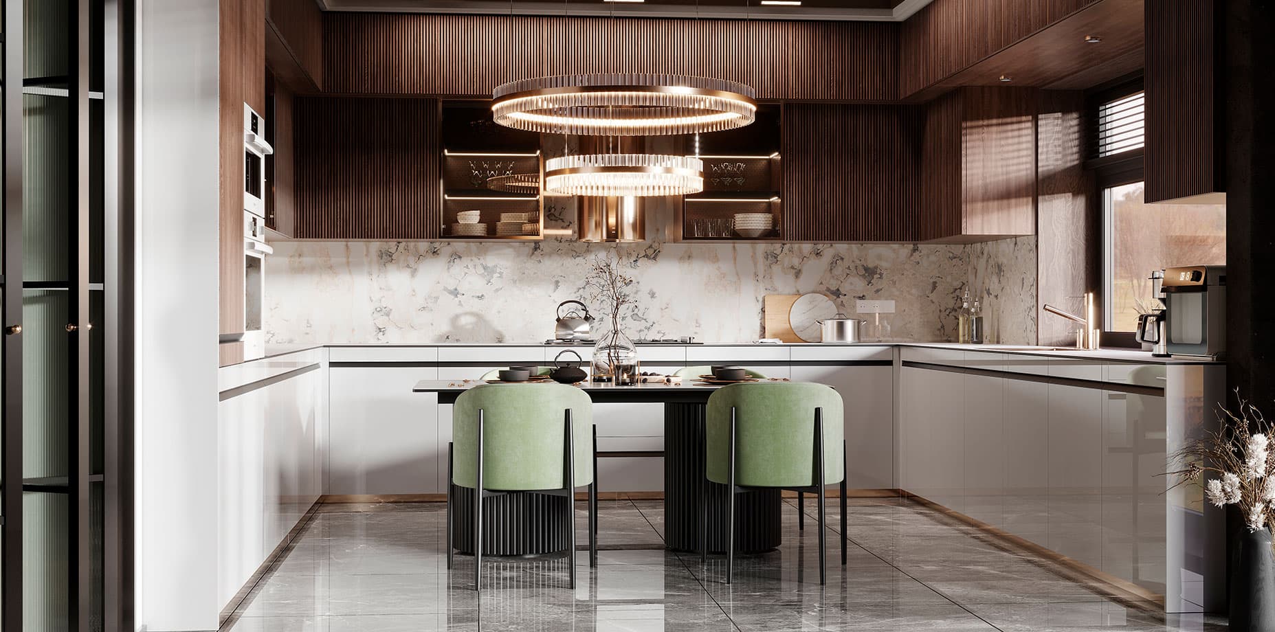 Kitchen with Custom Dimensions